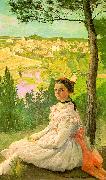 Frederic Bazille View of the Village oil painting artist